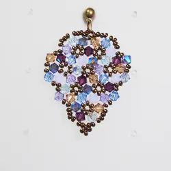 Pierces - Bronze brass - Earrings Grapes Shea - Pierces - Bronze brass - Laiton bronze
